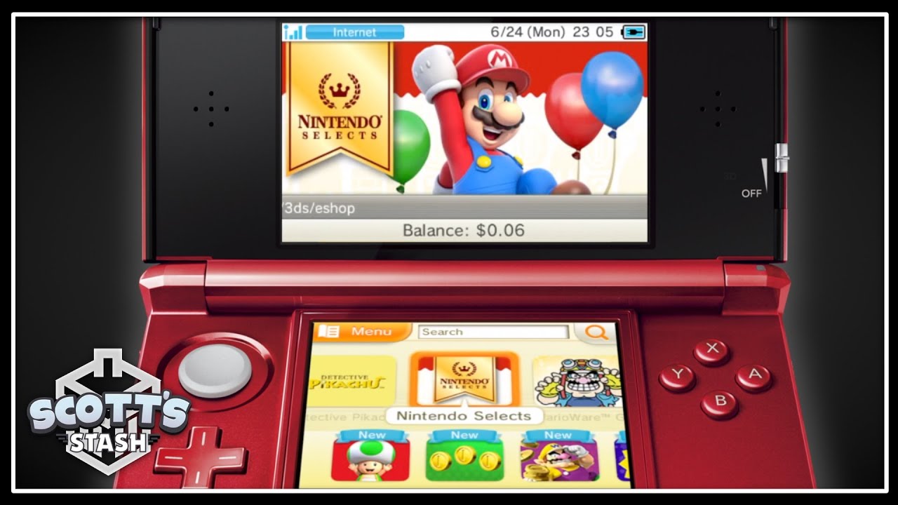 Browsing the Nintendo eShop on Nintendo 3DS One Last Time